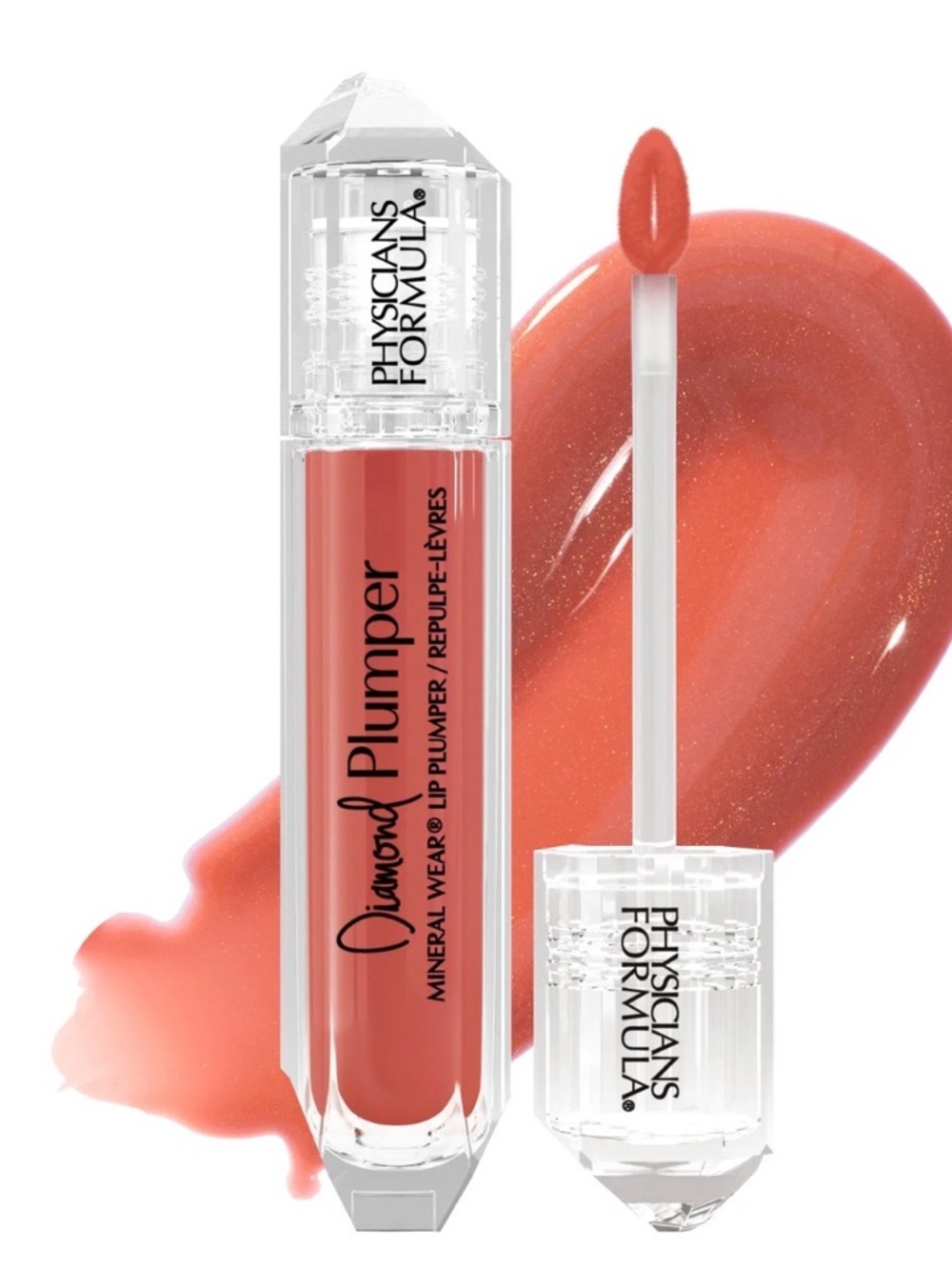 Physicians Formula Mineral Wear Diamond Lip Plumper Gloss, Champagne Cushion Cut